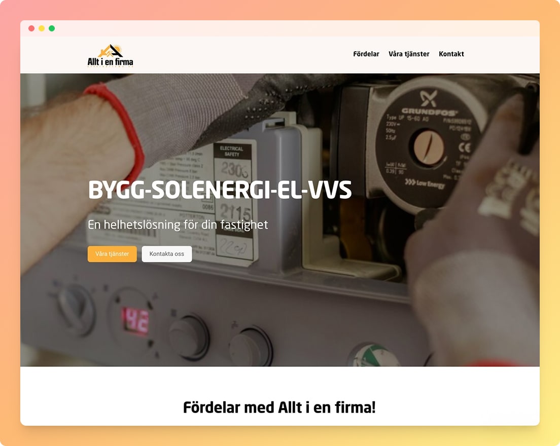 Allt i en firma