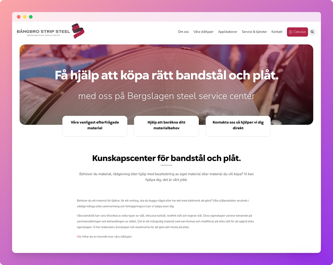 Bångbro Strip Steel